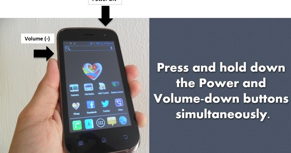 Gbsb Techblog Your Daily Pinoy Technology Blog How To Screen Shot Capture Using Myphone Cherry Skk Mobile Android Phones