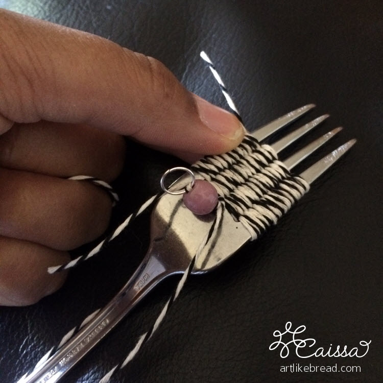 Art, Like Bread How to Make a Yarn Flower Using a Fork (Tutorial and