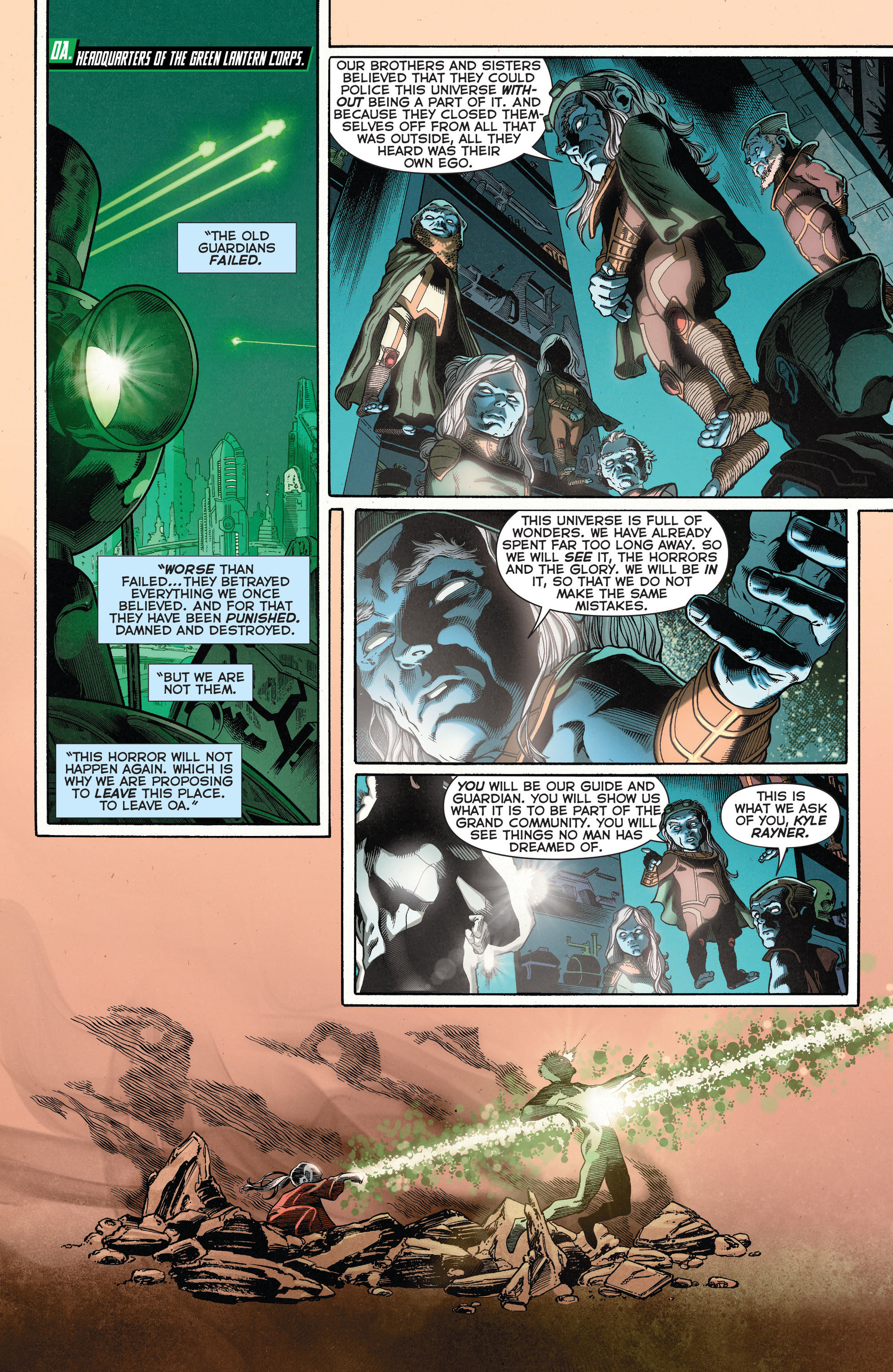 Read online Green Lantern: New Guardians comic -  Issue #21 - 2