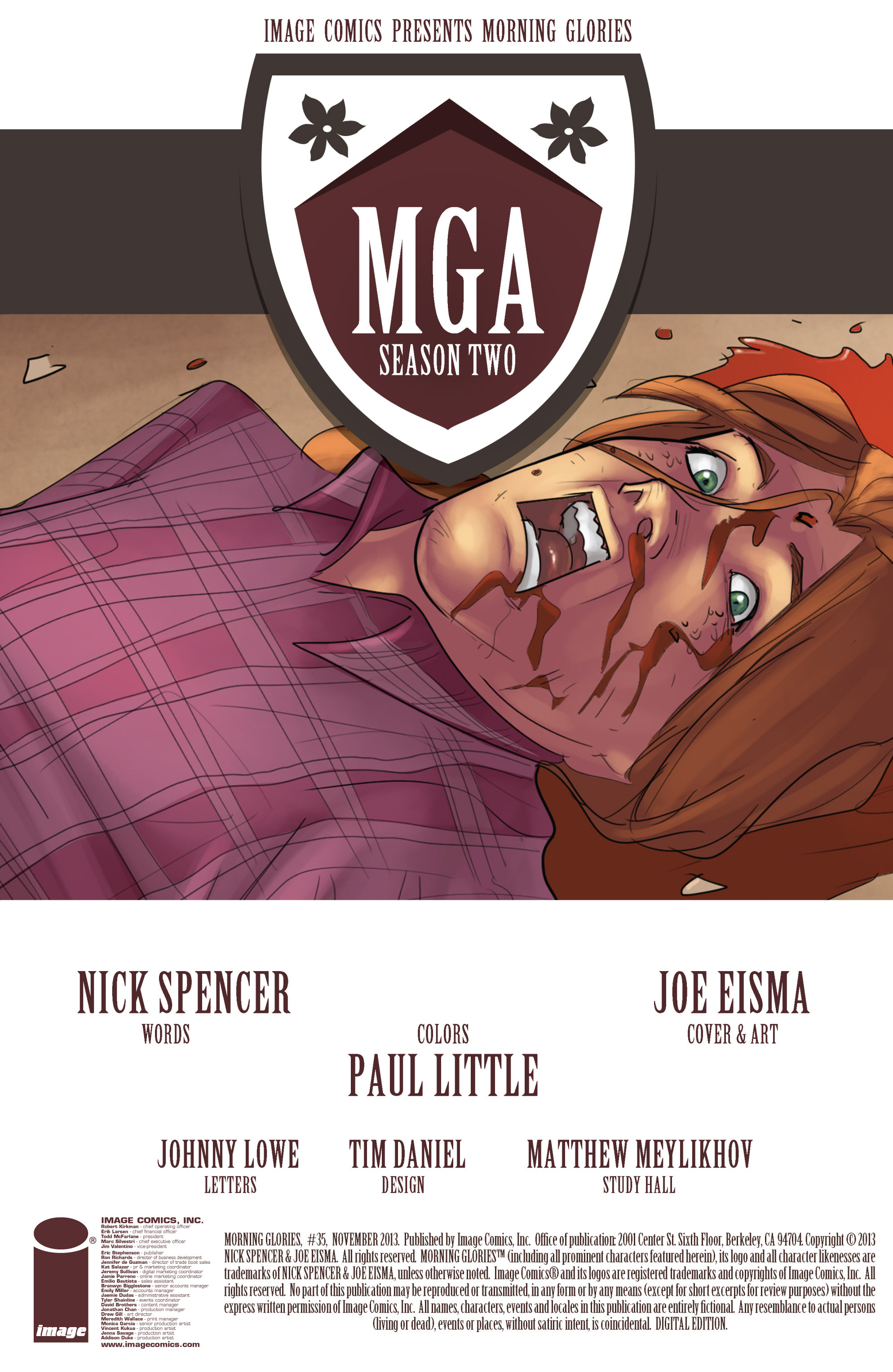 Read online Morning Glories comic -  Issue #35 - 2