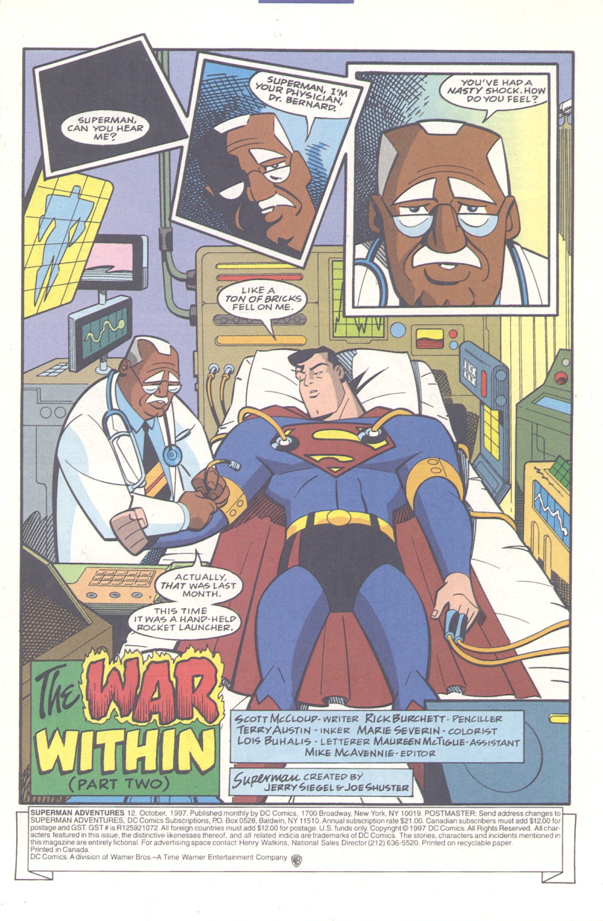 Read online Superman Adventures comic -  Issue #12 - 2