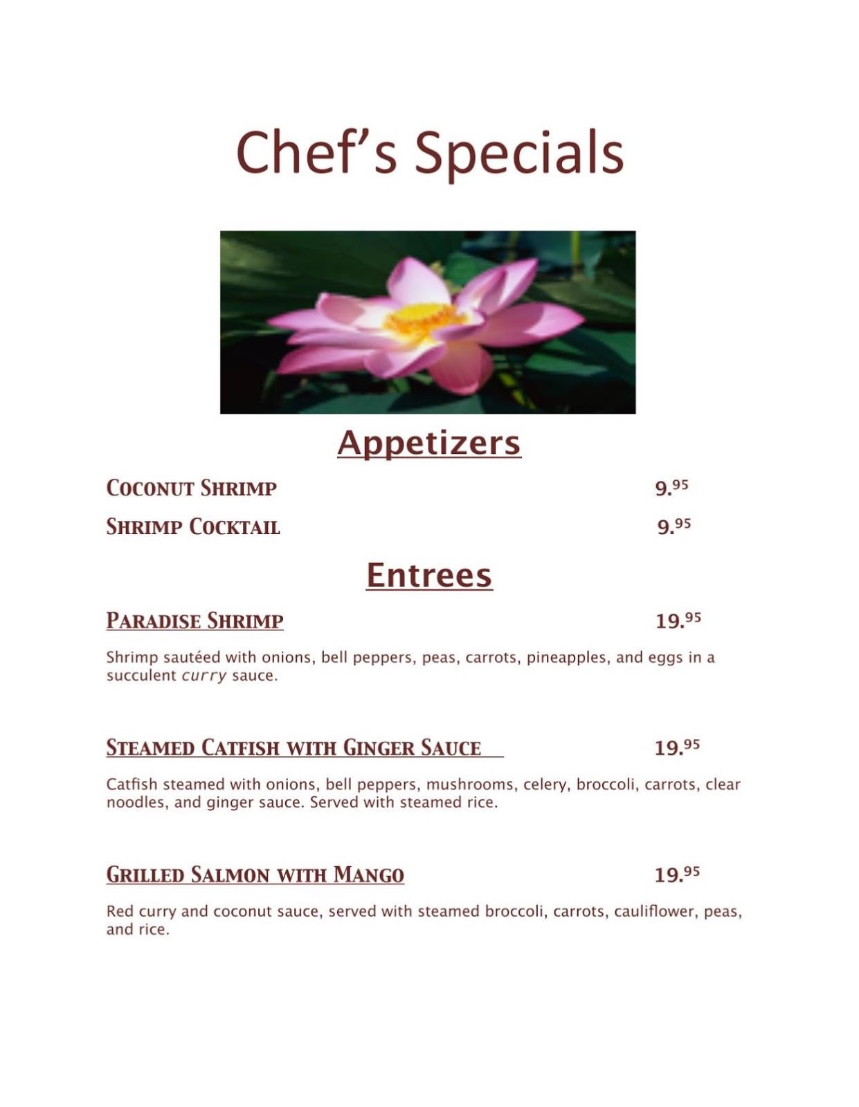 17 Paradise Catfish Kitchen ZCAZ MILLIE WALLS'S BLOG