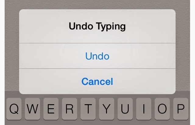 Shake To Undo Shake To Undo