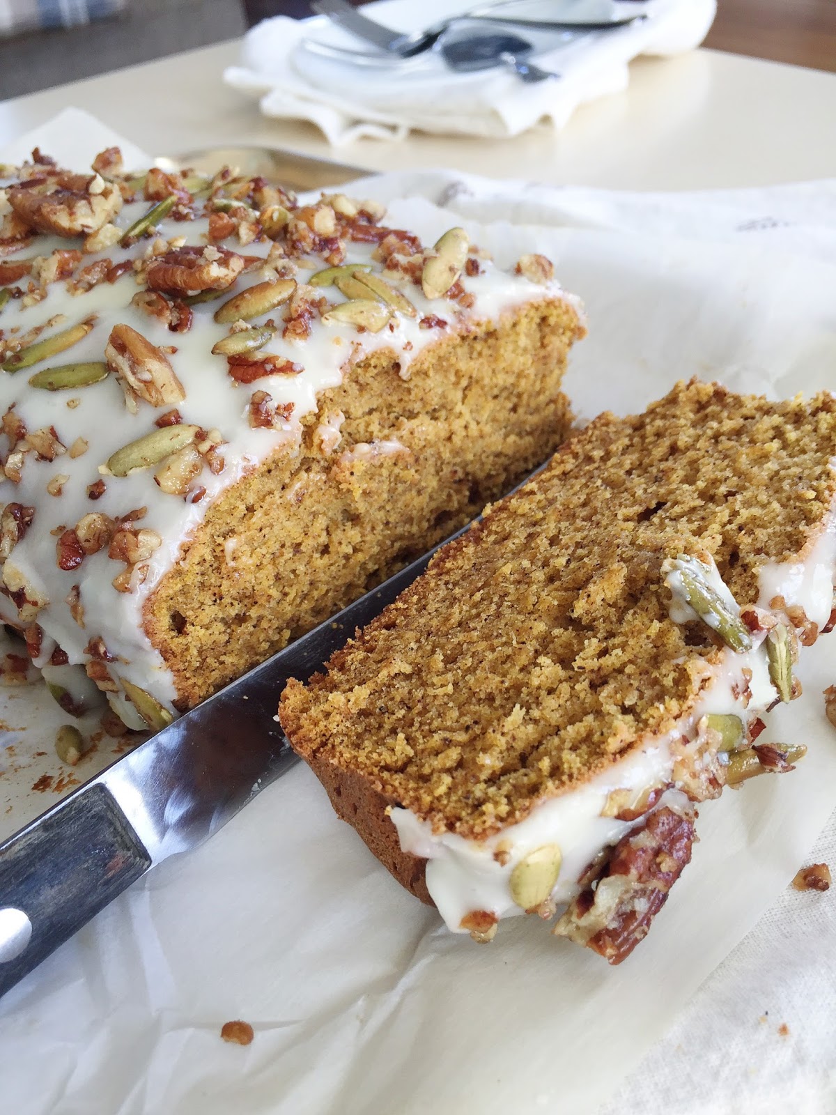 The Cooks in the Kitchen: Pumpkin Gingerbread Loaf