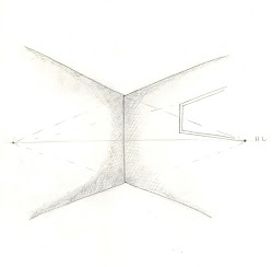 sketch interior corner elevation portfolio shadow shade journal settles ari