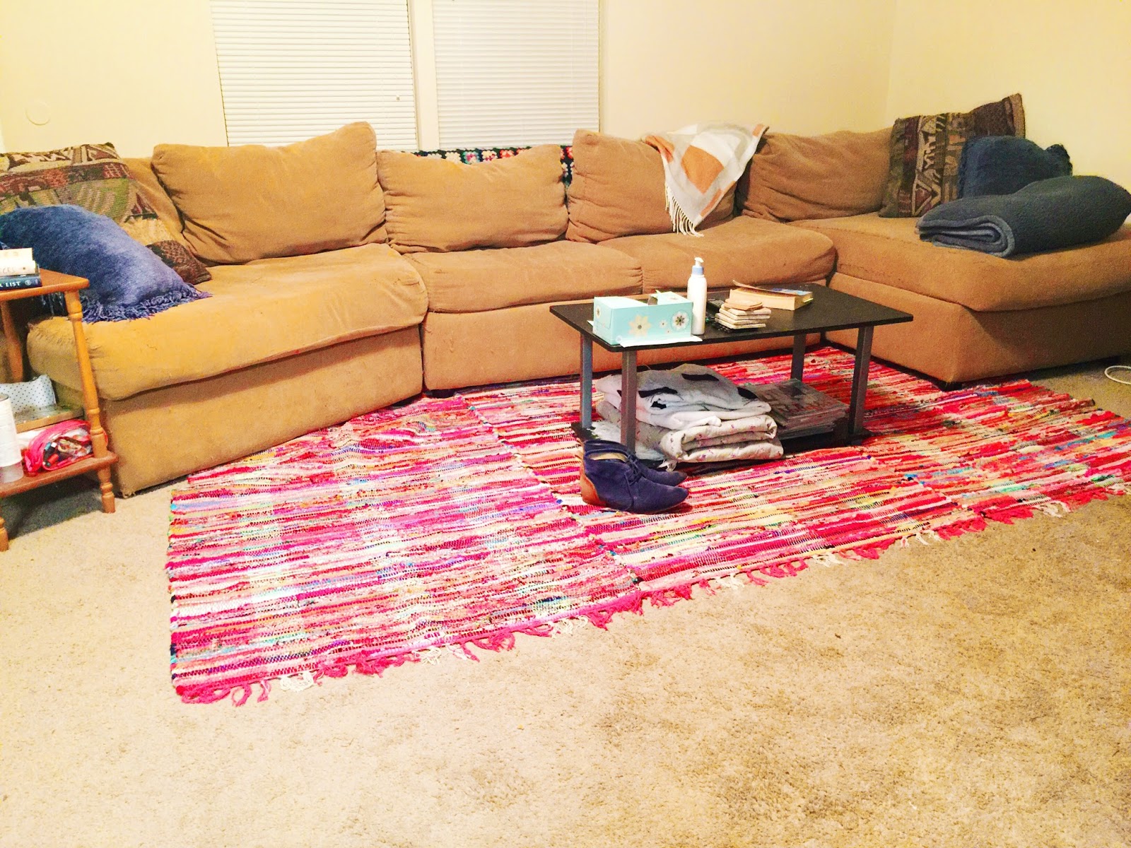 How to Make an Area Rug for Less Than 20 Bucks A Paper Arrow