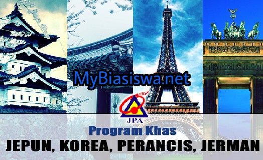 Biasiswa JPA Program Khas Jepun Korea Jerman Perancis Tahun 2018