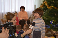 У рамках проведення благодійної акції "Лист Святому Миколаю" студенти МДАУ привітали вихованців Дитячого будинку "Сонечко".