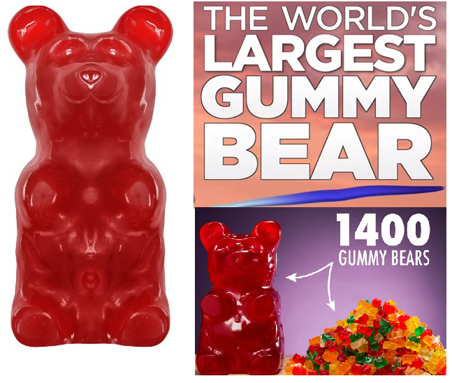 Giant 5LB Gummy Bear $28.99 - The World's Largest Gummy Bear and BEST ...