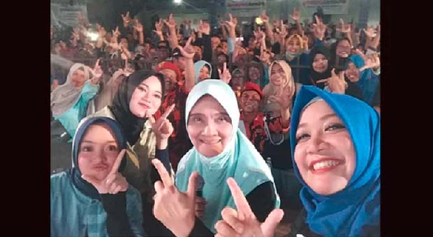 Relawan GerakJateng Prabowo-Sandi Gelar Konser Indonesia Menang