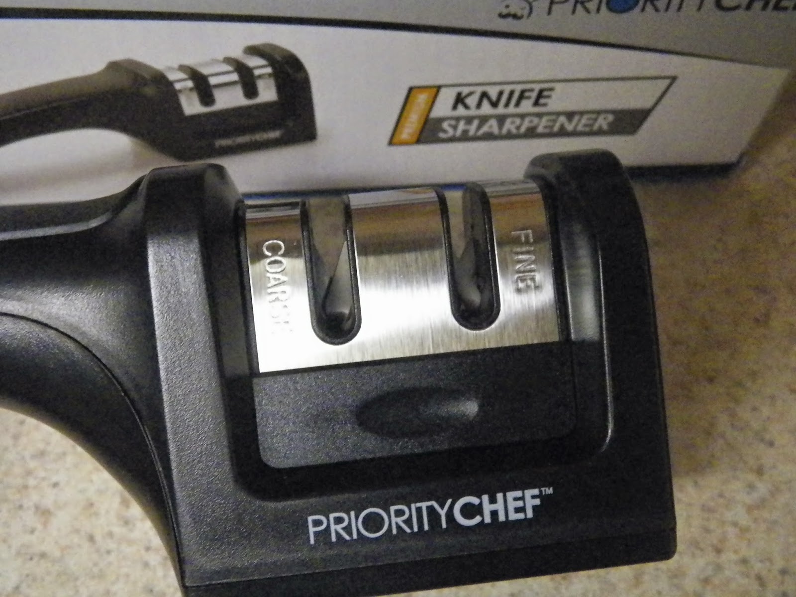 mygreatfinds No More Dull Knives with Priority Chef's Knife Sharpener!