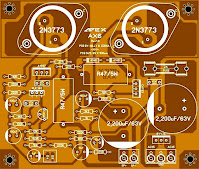 PCB Power Amplifier APEX AX6 Top