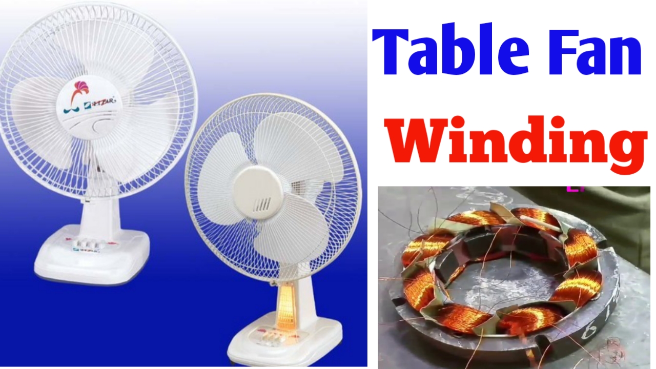 table fan motor winding with 8 coils in hindi by electricals trendz