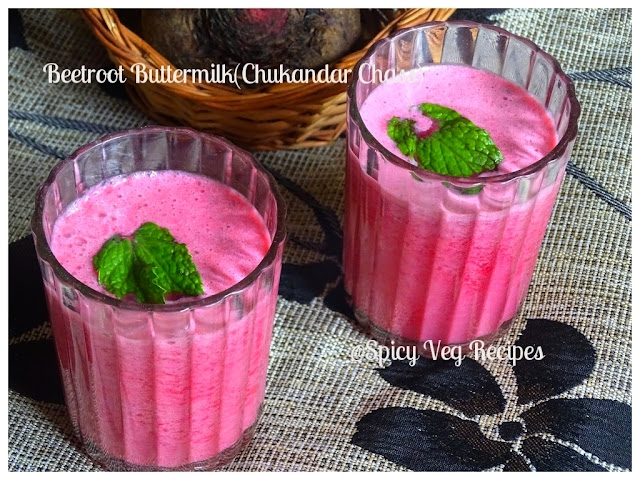 Beverages, fusion, Miscellaneous, Summer Recipes, Quick Recipes, Beetroot Buttermilk (Chukandar Chaas)Recipe, How to makeBeetroot Buttermilk beet, chukandr, beetroot (Chukandar Chaas)buttermilk, chaas