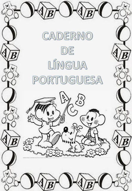 caderno de português
