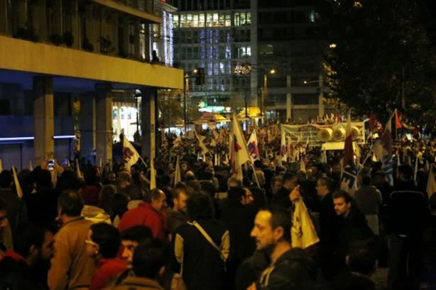 Το πρώτο συλλαλητήριο διαμαρτυρίας κατά της κυβέρνησης