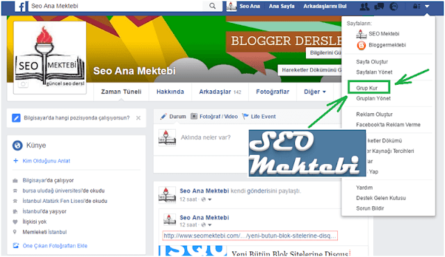 Facebookta Grup Nasıl Kurulur Resimli Anlatım 2017