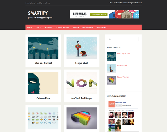 Smartify Responsive Gallery Bogger Template 
