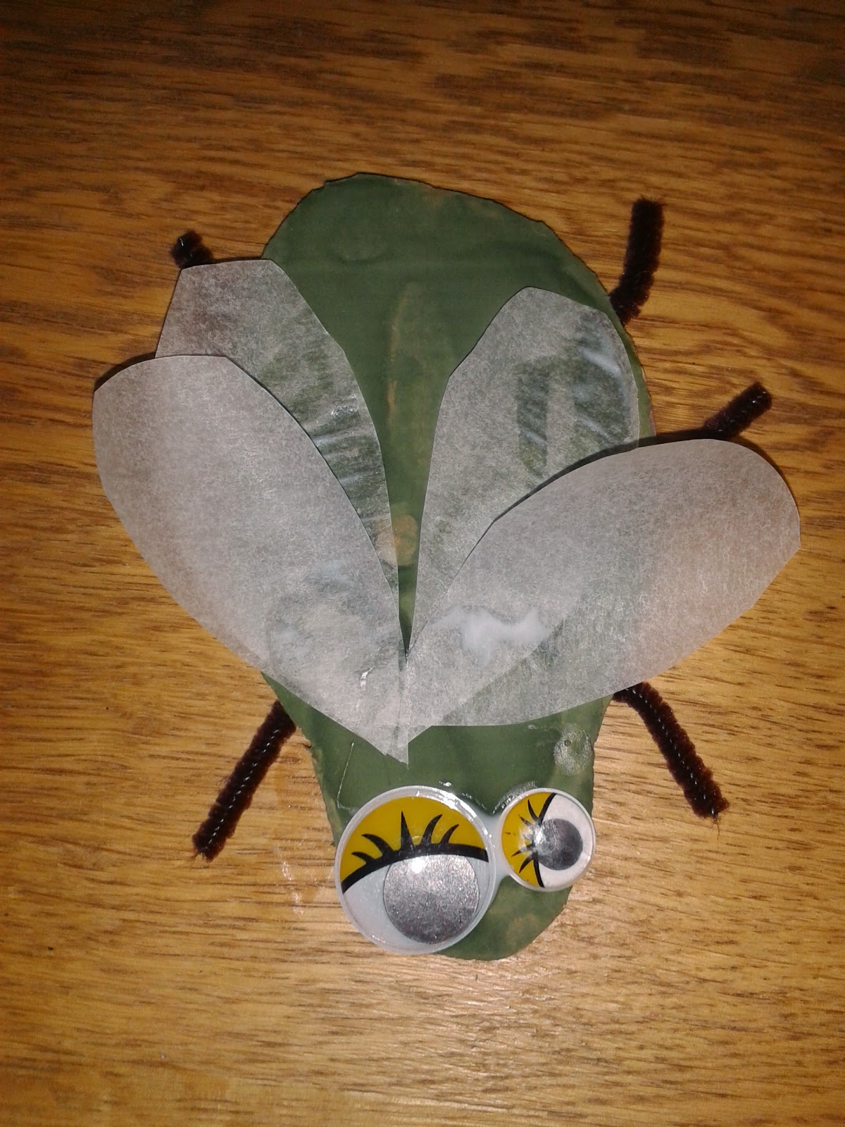 Home At The Heathers Cardboard Bugs Craft