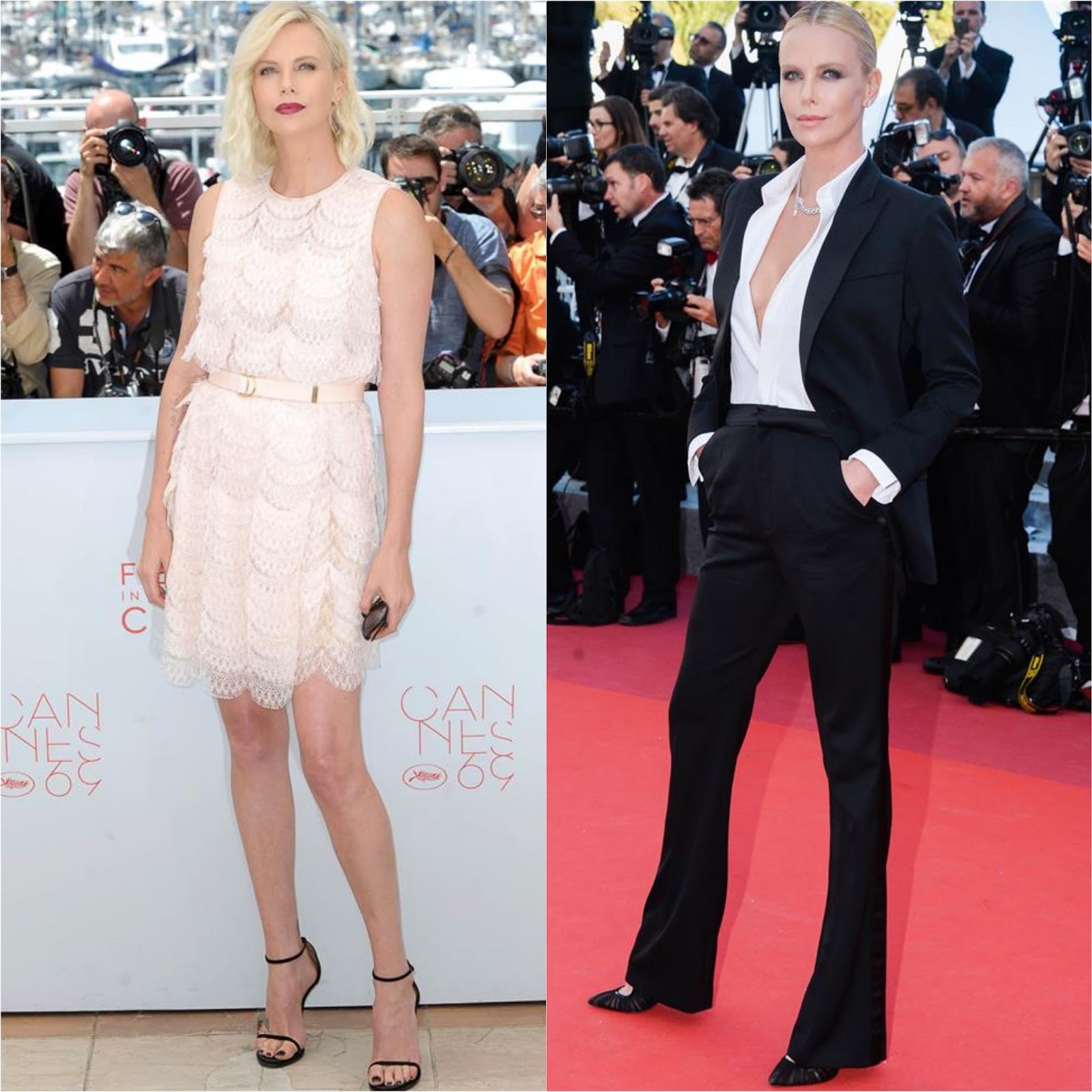Charlize Theron in Givenchy & Christian Dior Couture at The Last Face 69th Cannes Film Festival