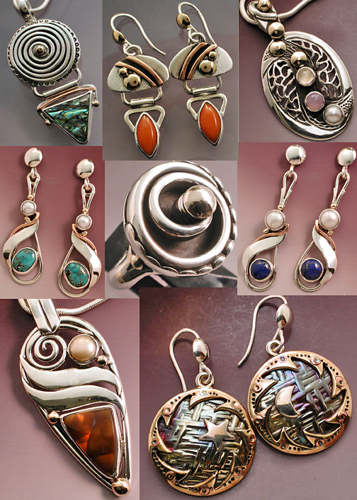 Mixed Metal Jewels Mixed Metal Jewelry at the Davis Art Center