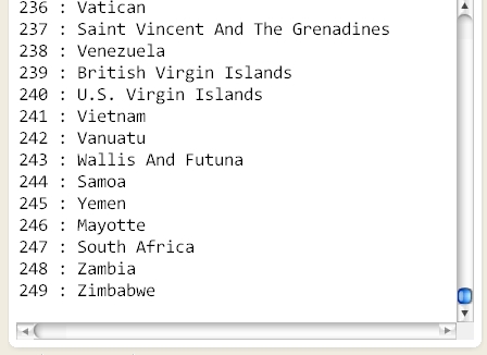 How to display or get list of country names in Java ?. | Learn Java by ...