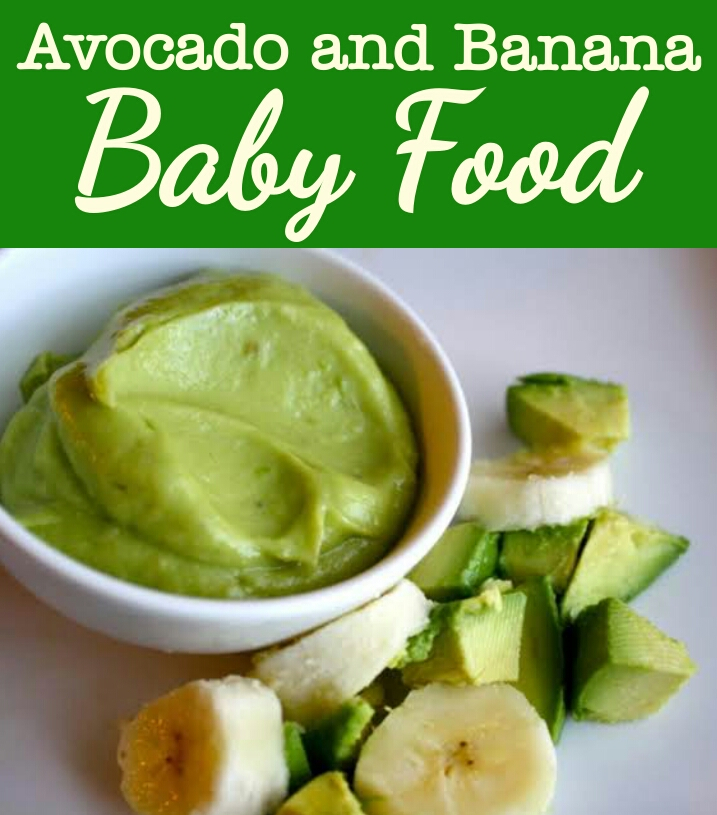 Avocado and Banana Baby Food BEAN GIRRAS