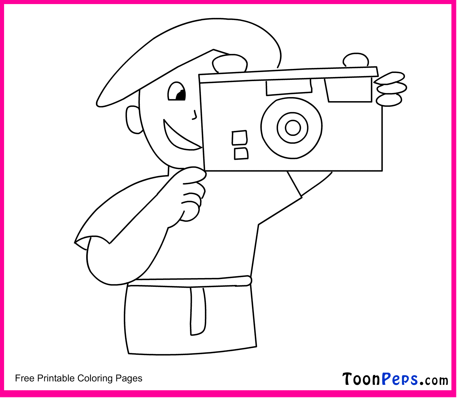 camera that prints coloring pages - photo #25