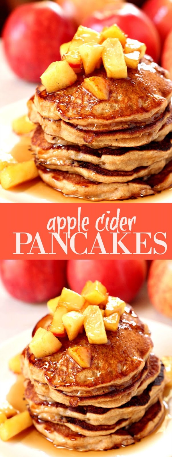 Apple cider pancakes One Recipes Today