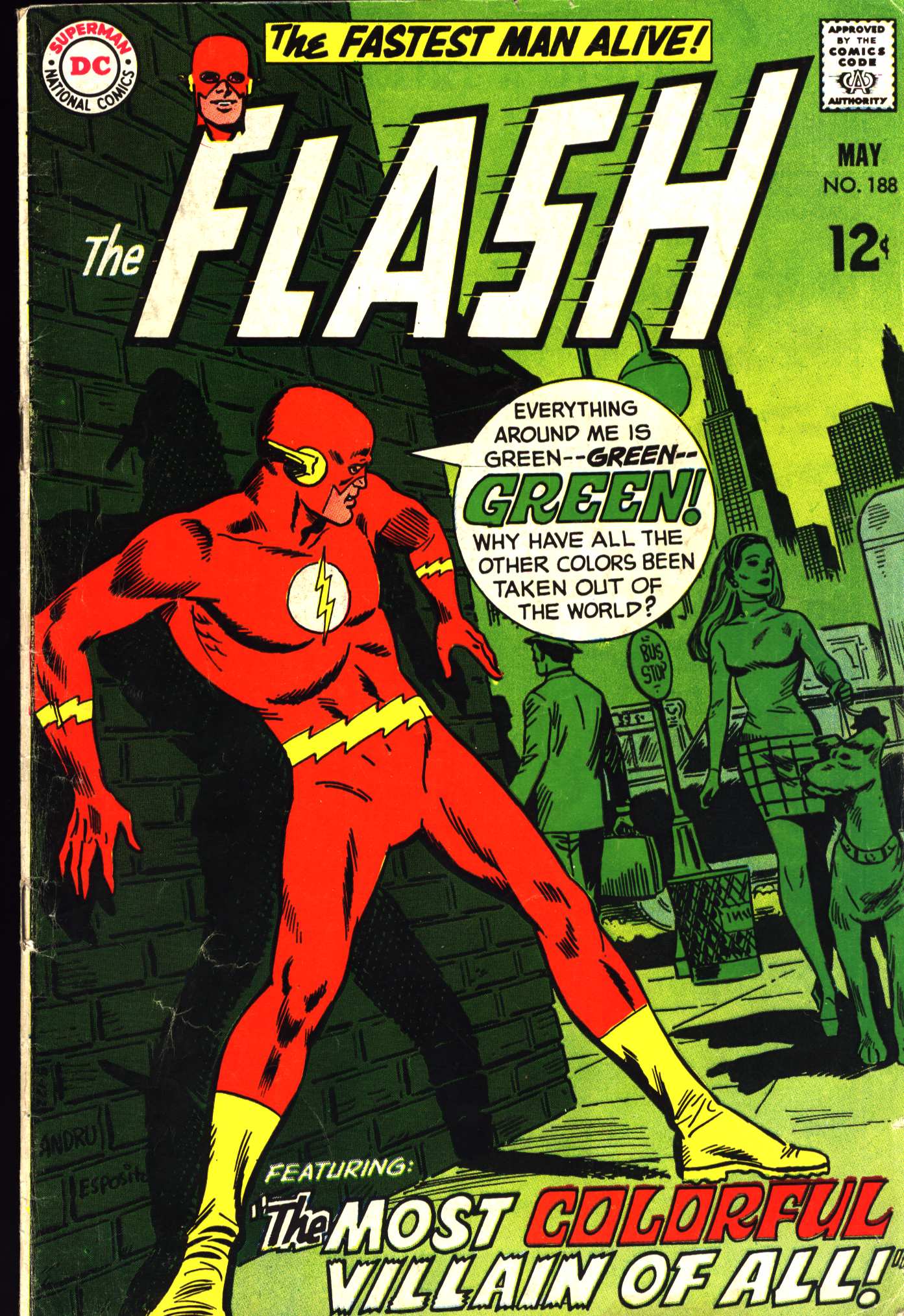 Read online The Flash (1959) comic -  Issue #188 - 1