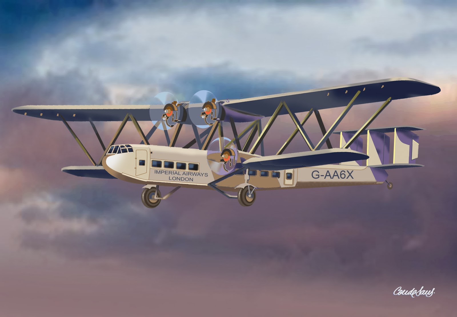 cromos m. conde HANDLEY PAGE HP42