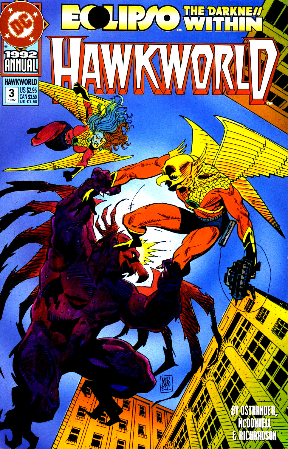 Read online Hawkworld (1990) comic -  Issue # _Annual 3 - 1