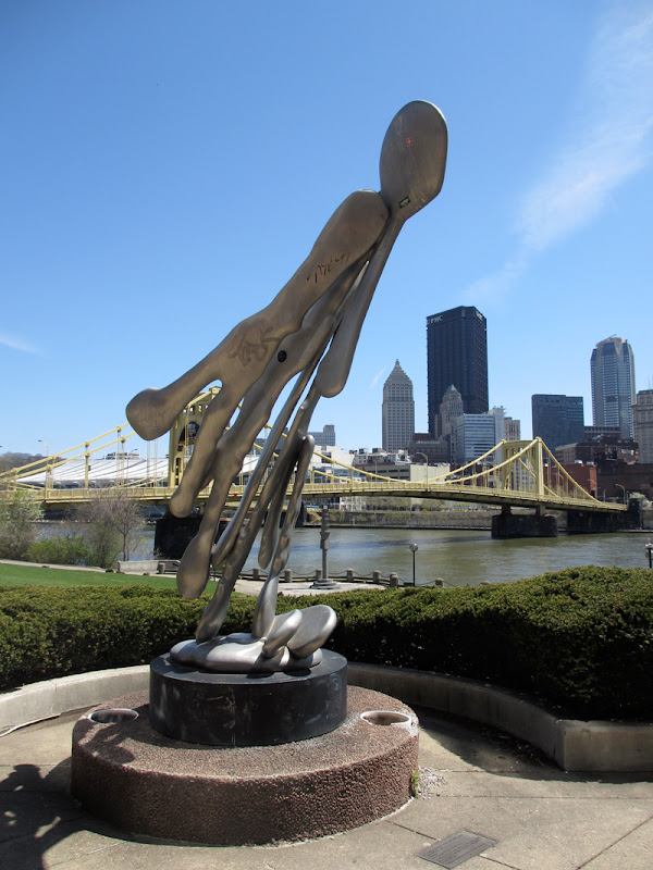 Pittsburgh Murals and Public Art The Forks by Isaac Witkin
