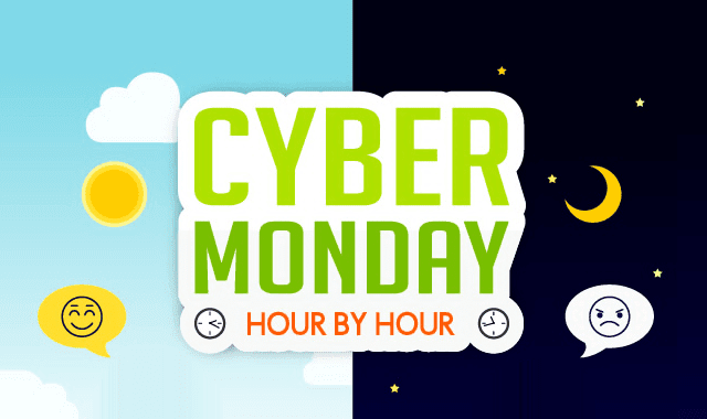 Cyber Monday Hour by Hour