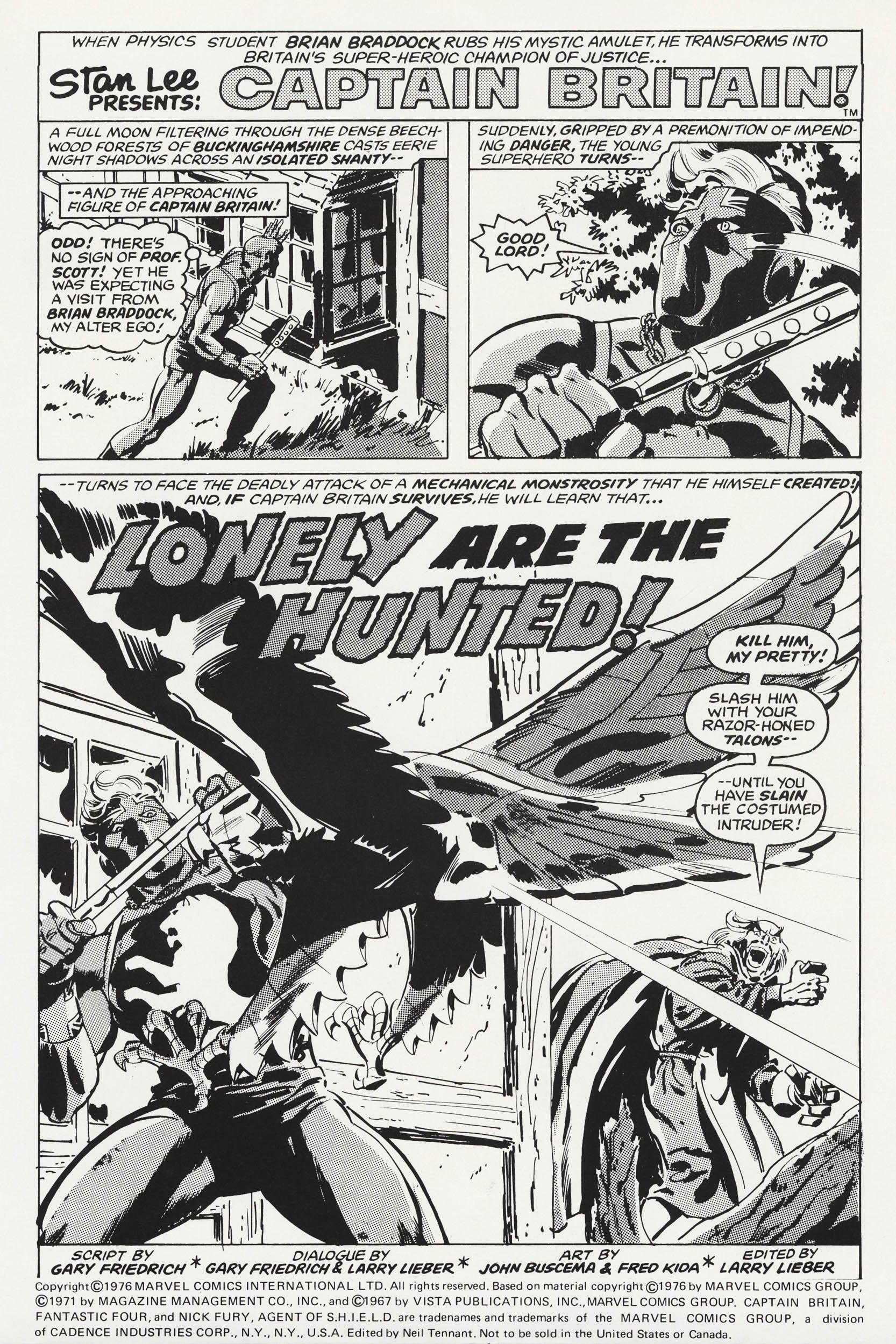 Read online Captain Britain (1976) comic -  Issue #29 - 2