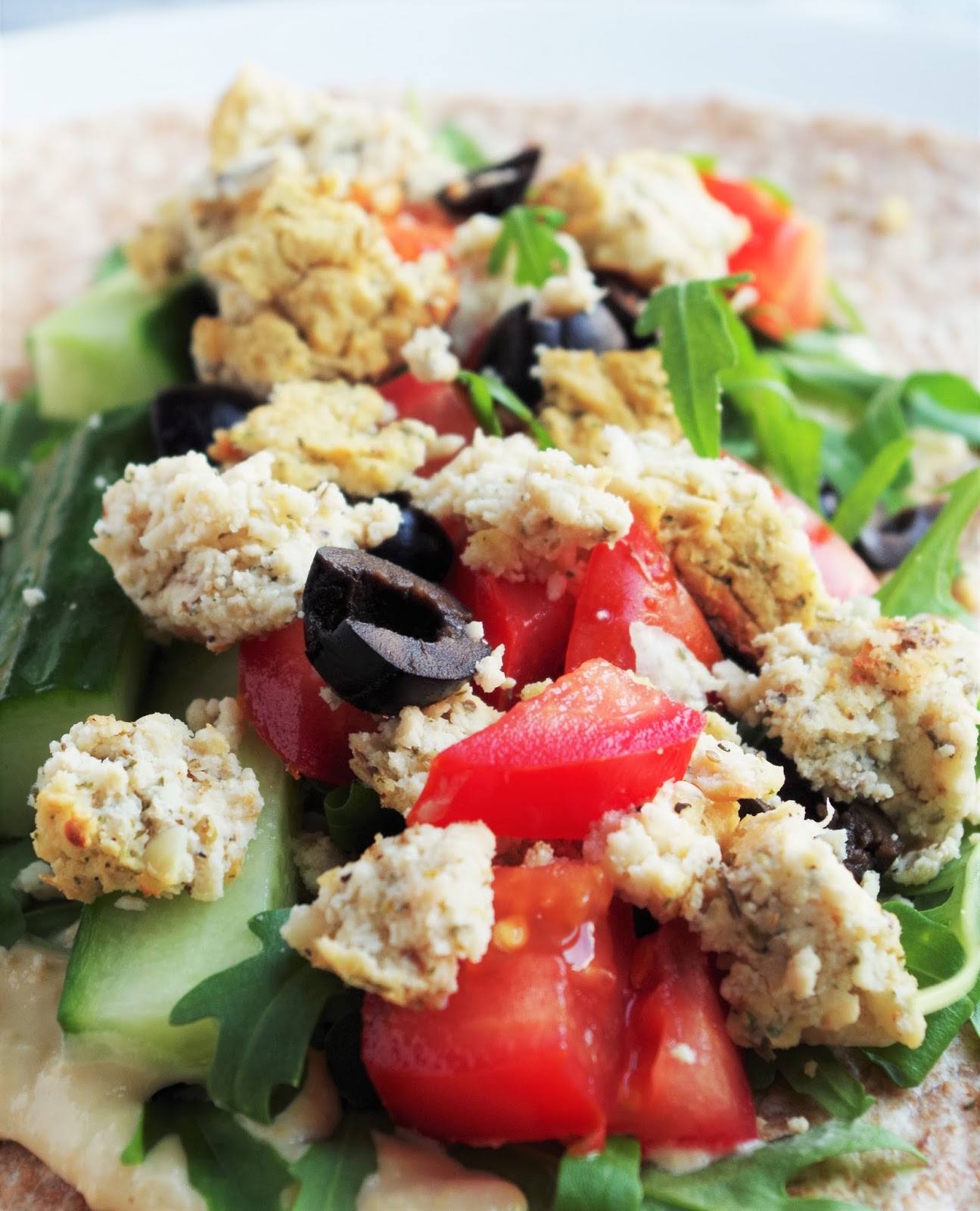 Herby Vegan Feta Wraps Euphoric Vegan
