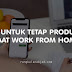 Tips Tetap Produktif Saat Work From Home
