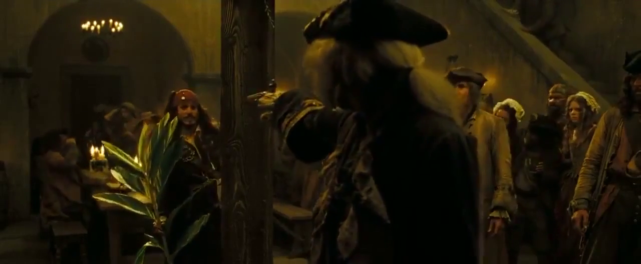 Рутуб пираты карибского. Джек Воробей набирает команду на Тортуге.