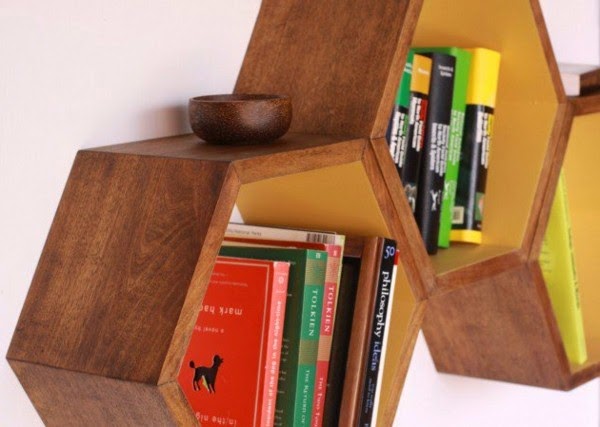 Practical bookcase for home