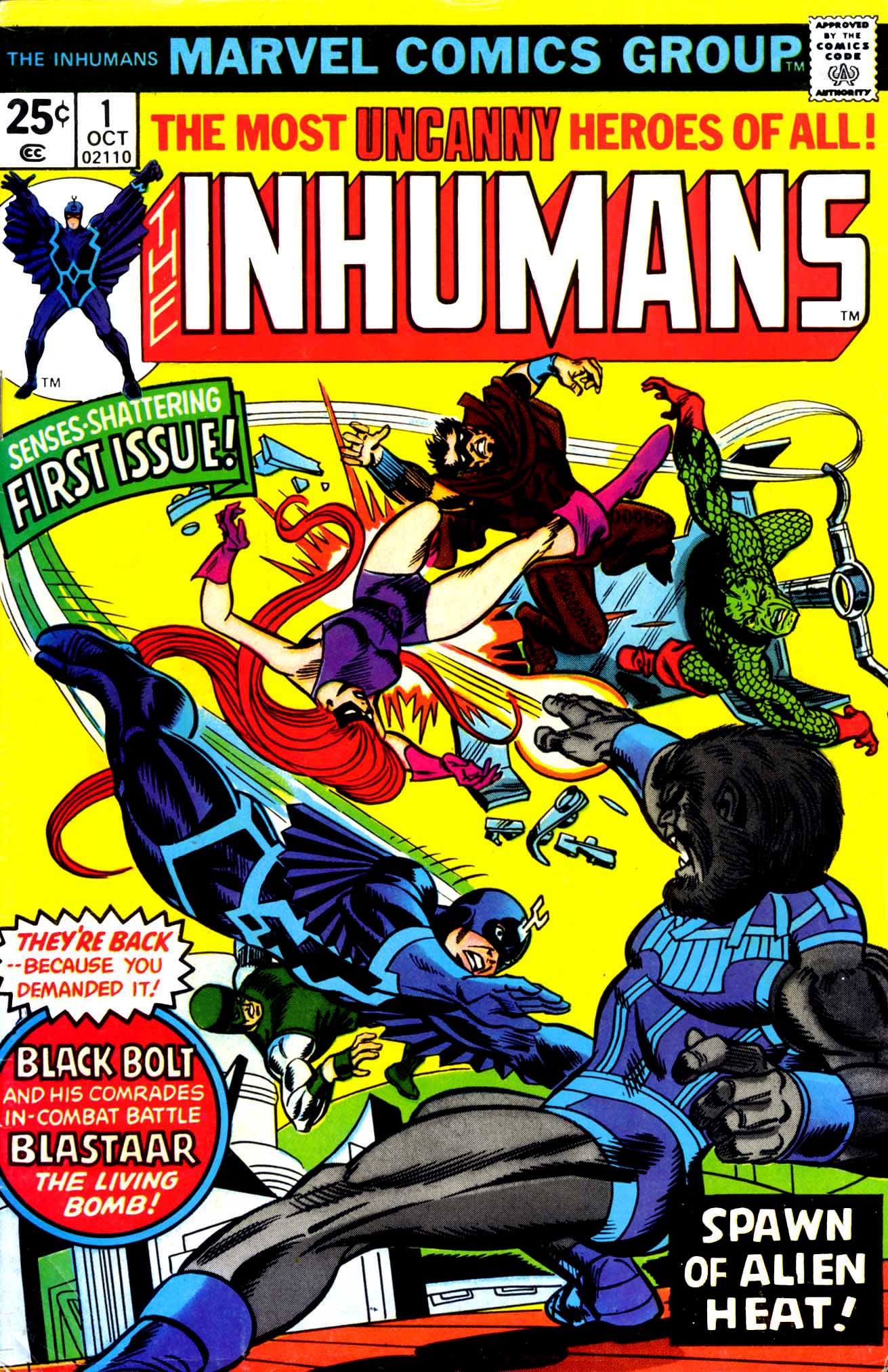 Read online Inhumans (1975) comic -  Issue #1 - 1
