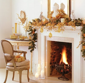 Ideas para decorar, diseñar y mejorar tu casa.: Chimeneas Navideñas