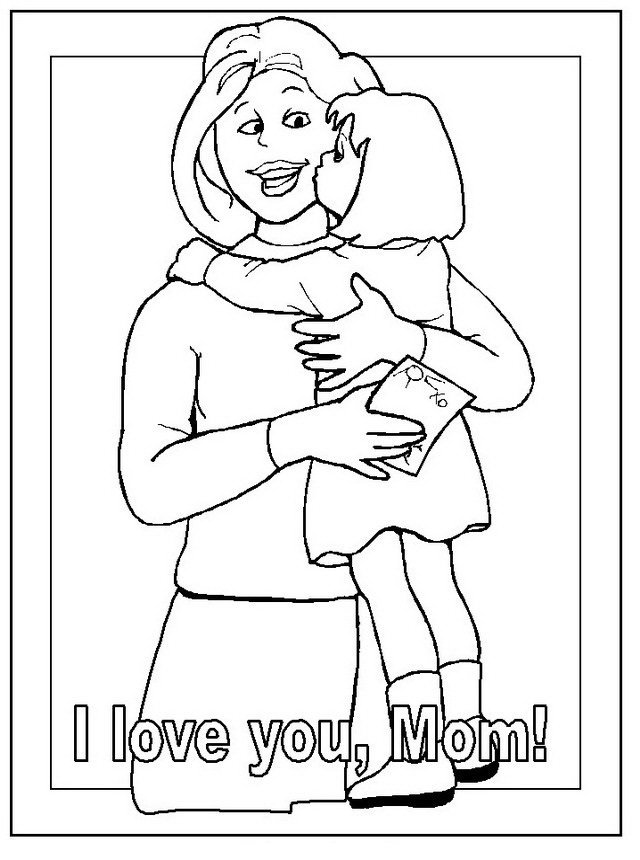 Anime Father And Daughter Coloring Pages