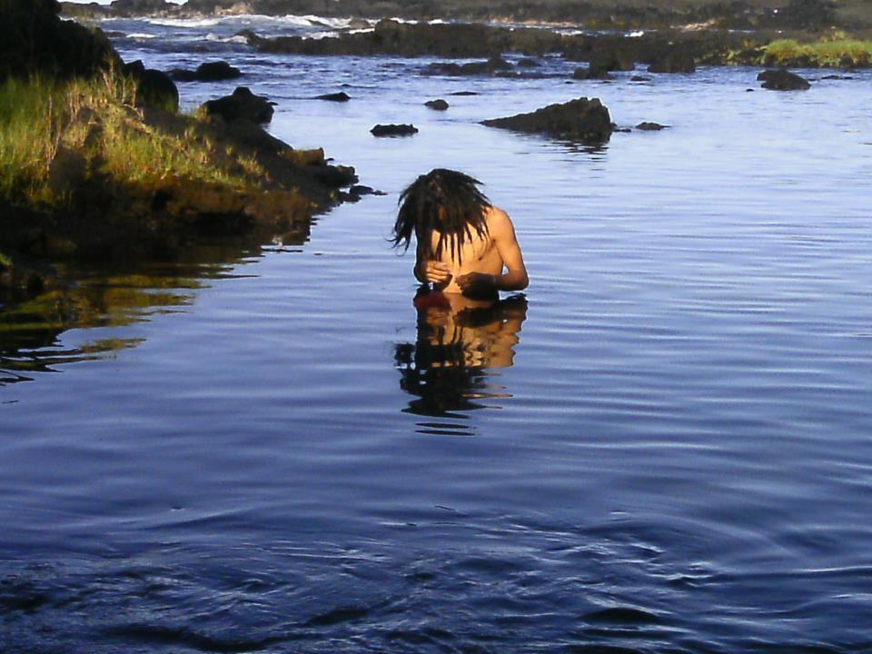 Sistah Dread Swimming With Dreadlocks