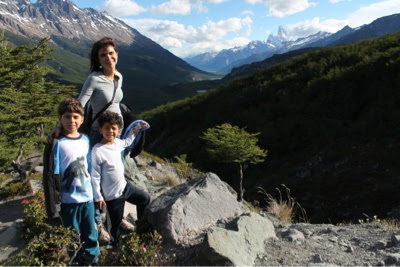 eu e meus filhos em El Chaltén, Patagônia argentina eu e meus filhos em El Chaltén, Patagônia argentina