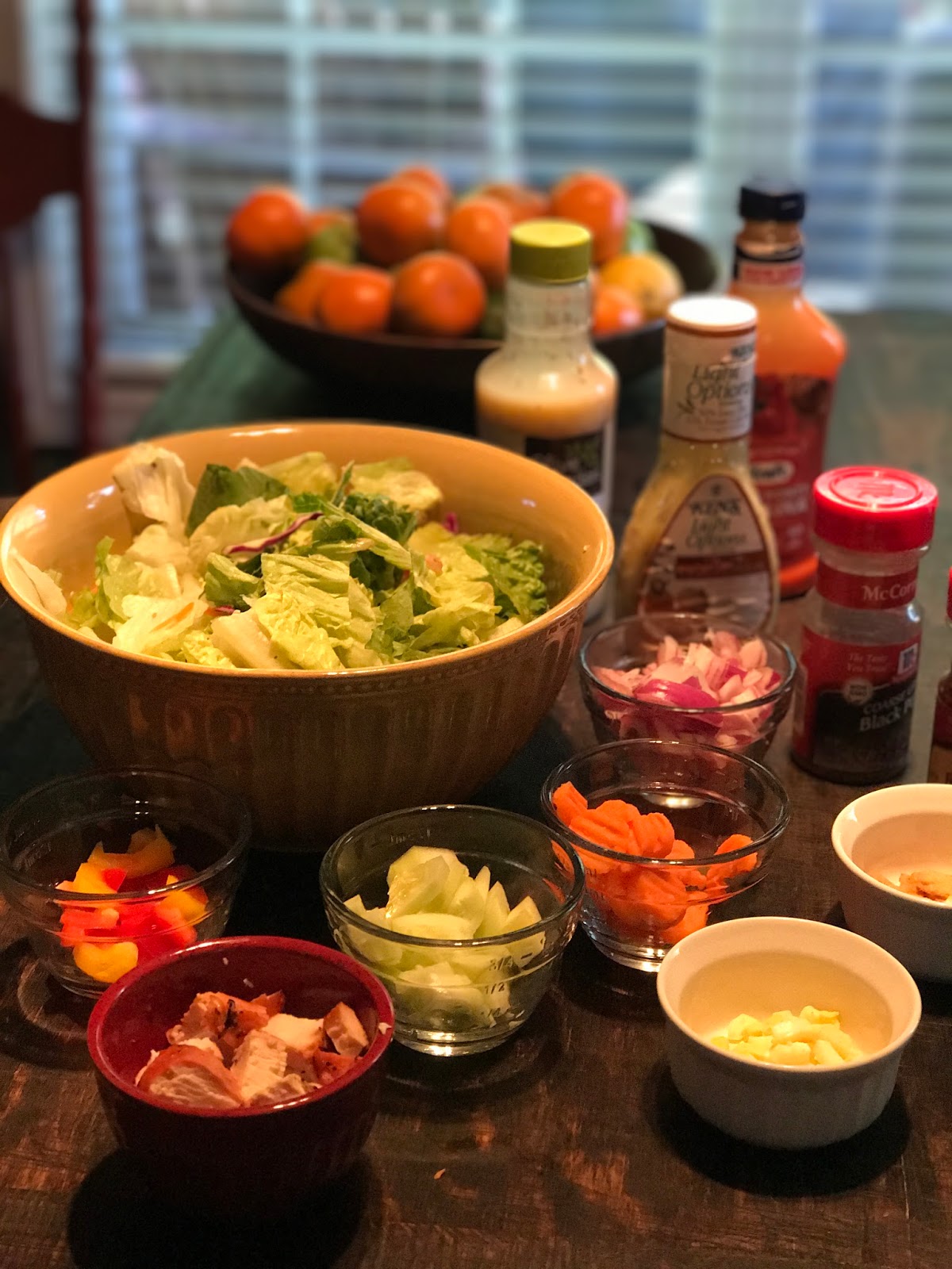 Recipe Club {Salad Bar} My Glittery Heart