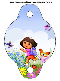 Imprimibles gratis de Dora la Exploradora. imprimible gratis de Dora la Exploradora para poner en las pajitas, pajillas o popotes