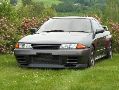 Grey 1989 Nissan Skyline GTR R32 Imported to America