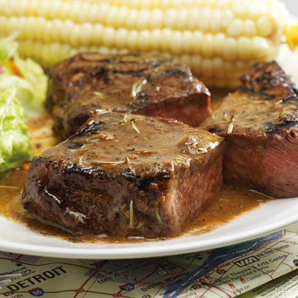Incredible Steak Grilled Steaks with Detroit Zip Sauce