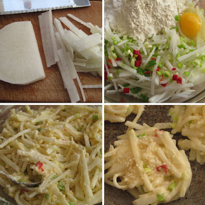 Корейские блинчики из дайкона