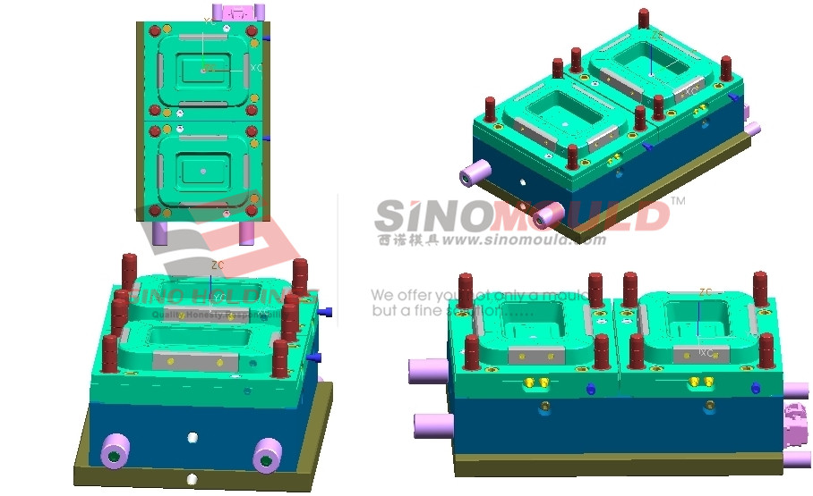 PLASTIC INJECTED MOLDING SOLUTION Thin wall container mold